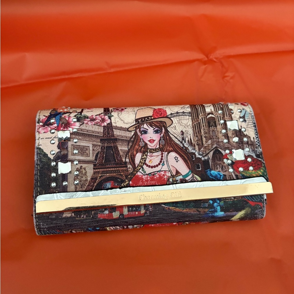 Artistic multicolor wallets